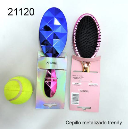 Imagen de CEPILLO METALIZADO TRENDY 22CM 8.23